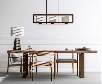 New Chinese Style Dining Table And Chairs-ID:952759035