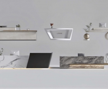 Modern Reception Desk-ID:512978087