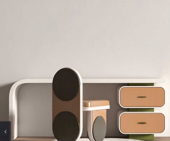 Modern Computer Desk And Chair-ID:730199106