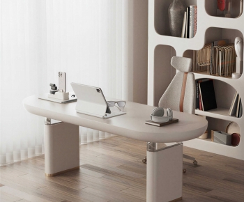 Modern Computer Desk And Chair-ID:576129911