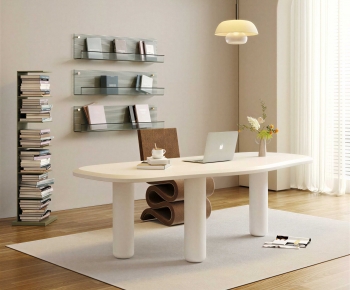 Modern Computer Desk And Chair-ID:106000976