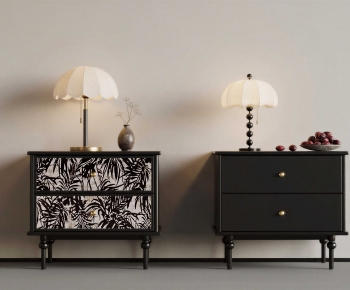 French Style Bedside Cupboard-ID:564215906