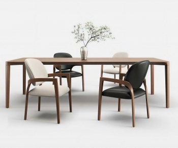 Modern Dining Table And Chairs-ID:557944069