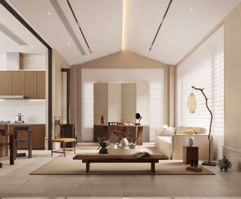 New Chinese Style A Living Room-ID:846519564