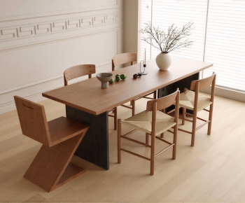 Modern Dining Table And Chairs-ID:556899076