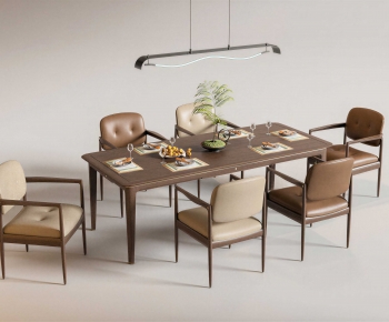 Modern Dining Table And Chairs-ID:491080323