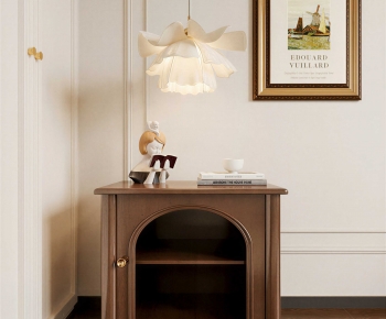 French Style Bedside Cupboard-ID:481322057