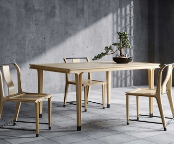 Modern Dining Table And Chairs-ID:398521908