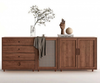 New Chinese Style Entrance Cabinet-ID:102939633