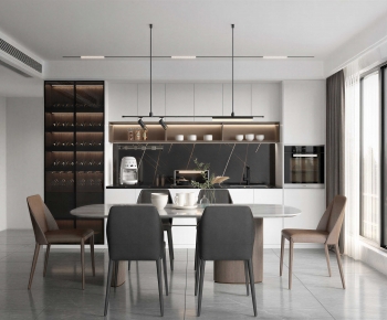 Modern Dining Room-ID:702649123