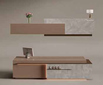 Modern Reception Desk-ID:778537994