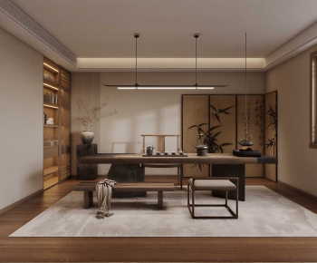 Wabi-sabi Style Tea House-ID:677982096
