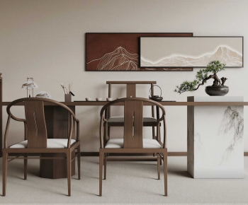 New Chinese Style Tea Tables And Chairs-ID:849634896