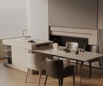 Modern Dining Table And Chairs-ID:234625104