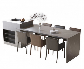 Modern Dining Table And Chairs-ID:737138993