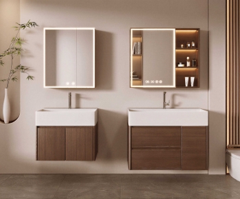 Modern Bathroom Cabinet-ID:154807098