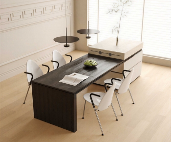 Modern Dining Table And Chairs-ID:474600843