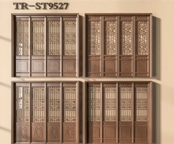 New Chinese Style Sliding Door-ID:462294109