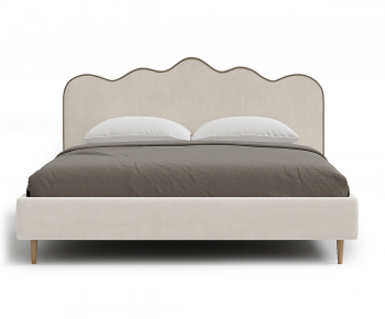 Modern Double Bed-ID:291878941