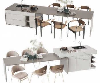 Modern Dining Table And Chairs-ID:556077008