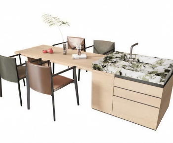 Modern Dining Table And Chairs-ID:407836919