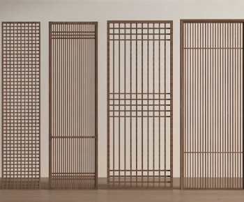 New Chinese Style Wooden Screen Partition-ID:873043061