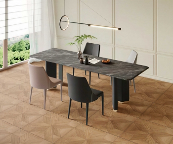 Modern Dining Table And Chairs-ID:594235903