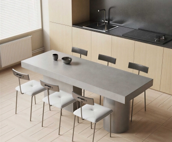 Wabi-sabi Style Dining Table And Chairs-ID:240886938