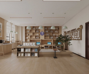 Modern Bookstore Book Bar-ID:190850028