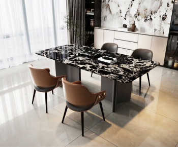 Modern Dining Table And Chairs-ID:779536966