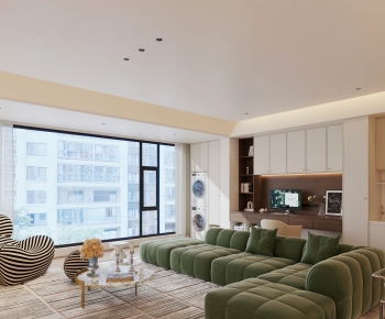 Modern A Living Room-ID:388031966