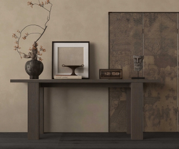 Wabi-sabi Style Console-ID:983720067