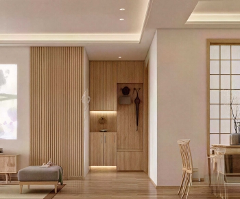 Japanese Style A Living Room-ID:858447076