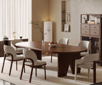 Modern Dining Table And Chairs-ID:576500957