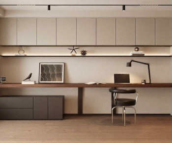 Wabi-sabi Style Study Space-ID:892982965