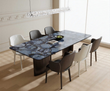 Modern Dining Table And Chairs-ID:553337103
