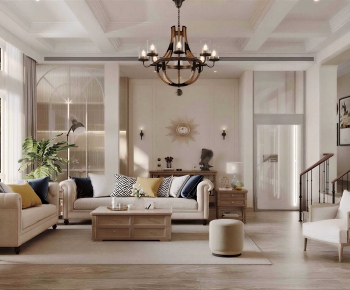 American Style A Living Room-ID:443418032