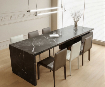 Modern Dining Table And Chairs-ID:356369025