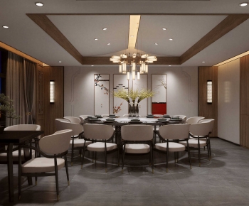 New Chinese Style Dining Room-ID:706053974