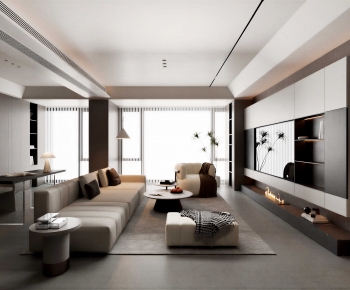 Modern A Living Room-ID:570389996