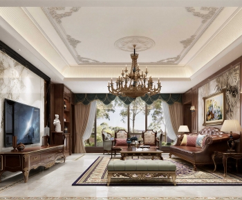 European Style A Living Room-ID:346921928