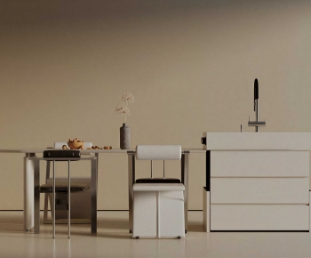 Modern Dining Table And Chairs-ID:755822907