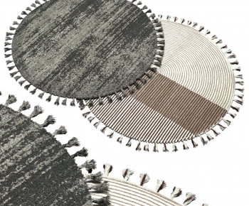 Modern Circular Carpet-ID:107591282