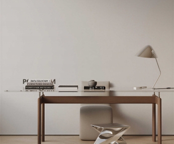 Modern Computer Desk And Chair-ID:609958897