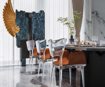 Modern Dining Table And Chairs-ID:268636949