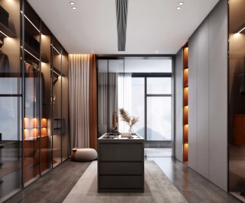 Modern Clothes Storage Area-ID:958581031