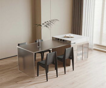 Modern Dining Table And Chairs-ID:842447041