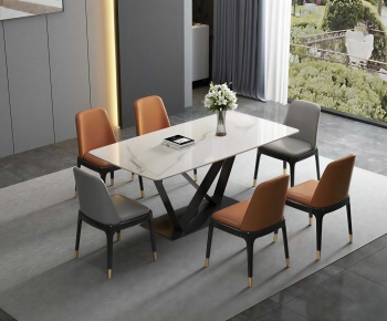 Modern Dining Table And Chairs-ID:577322965