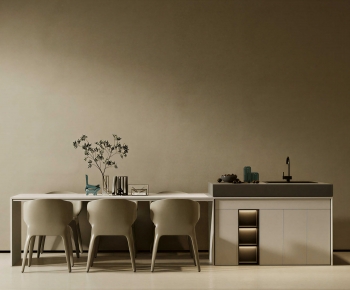 Modern Dining Table And Chairs-ID:904879094