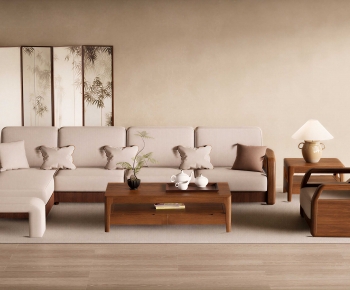 New Chinese Style Sofa Combination-ID:861871007